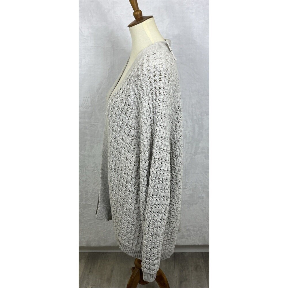 Haven Well Within Women's Open Front Cardigan Sweater Gray Size XXL NWT - Picture 3 of 9